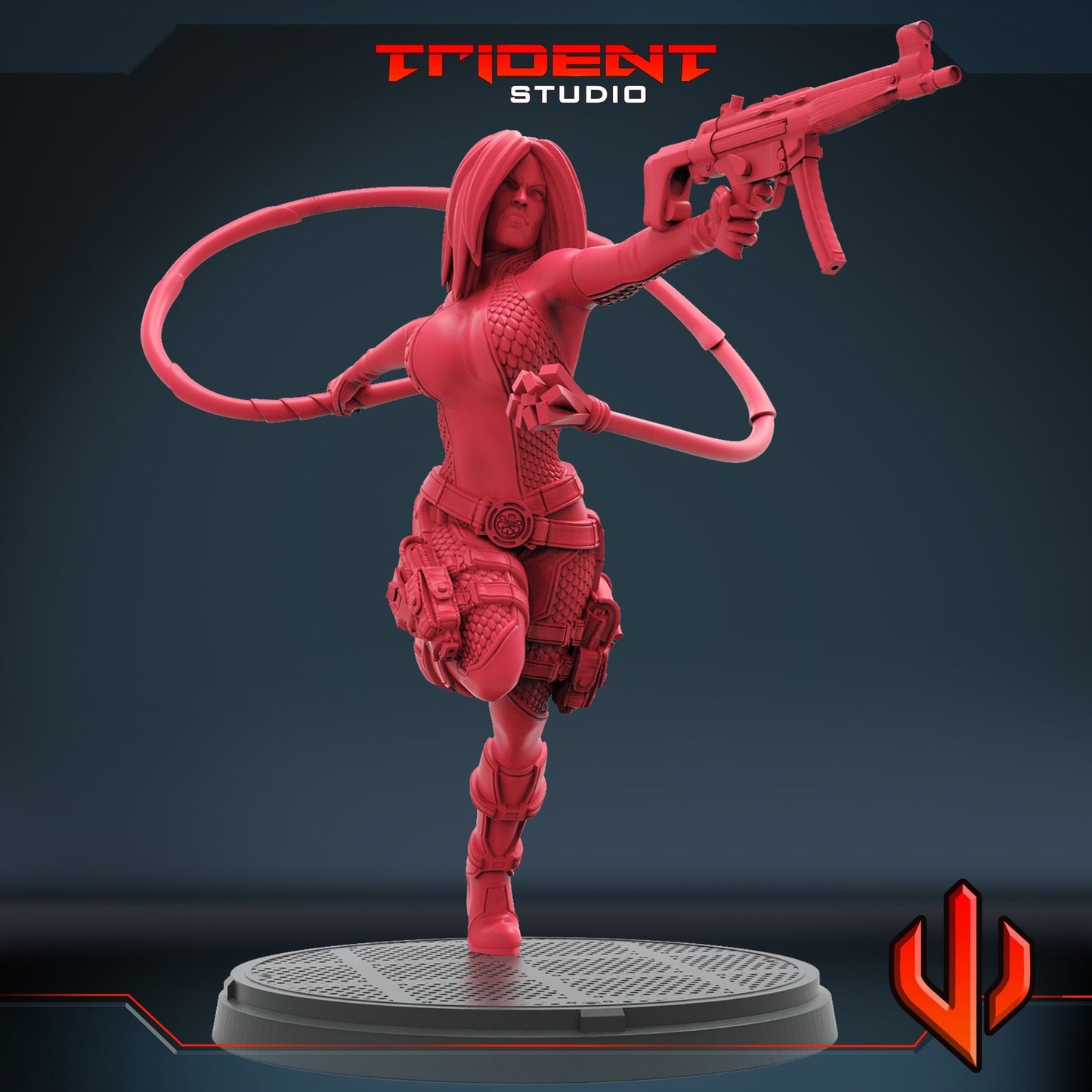 Vyper A - 40mm  Miniature | Crisis Protocol Proxy | Trident