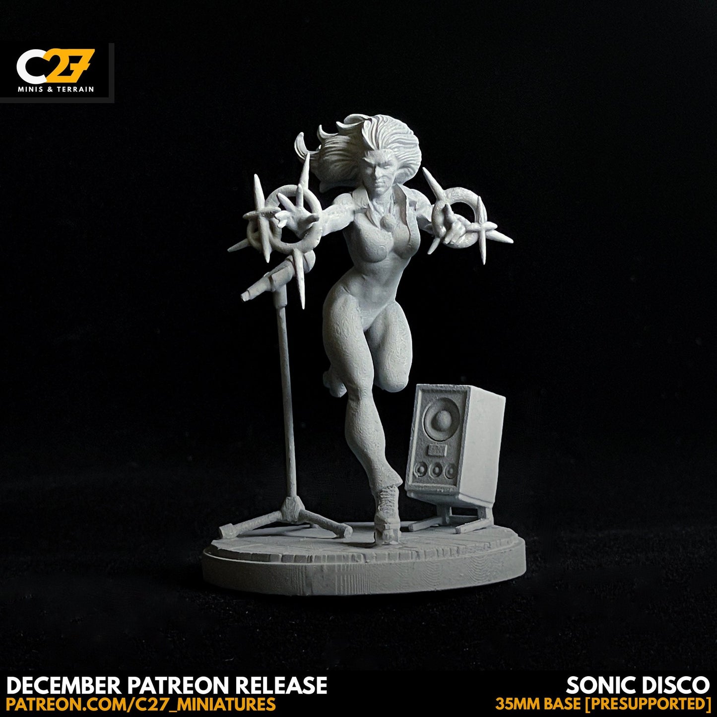 Sonic Disco - 32mm - 40mm Mini | Crisis Protocol Proxy | C27