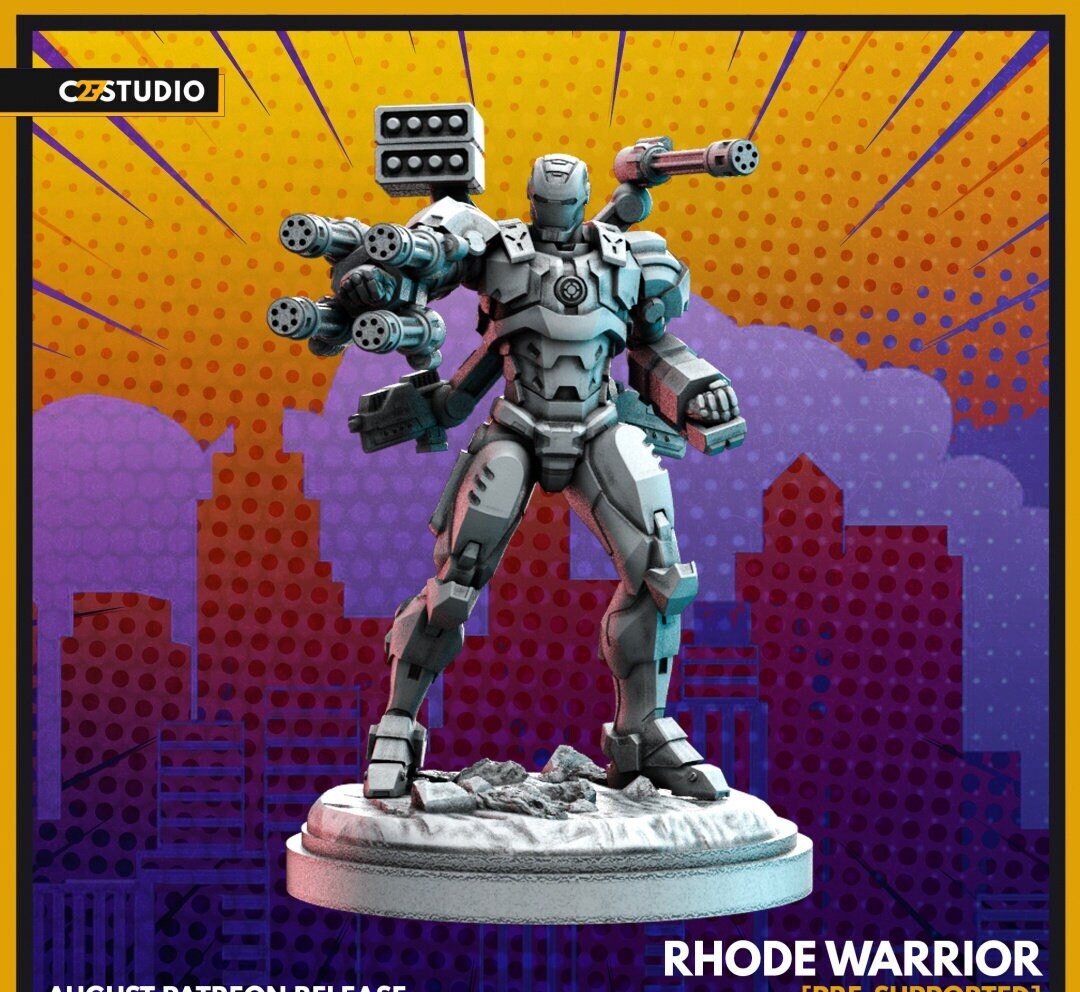 Rhode Warrior - 32mm - 40mm Mini | Crisis Protocol Proxy | C27