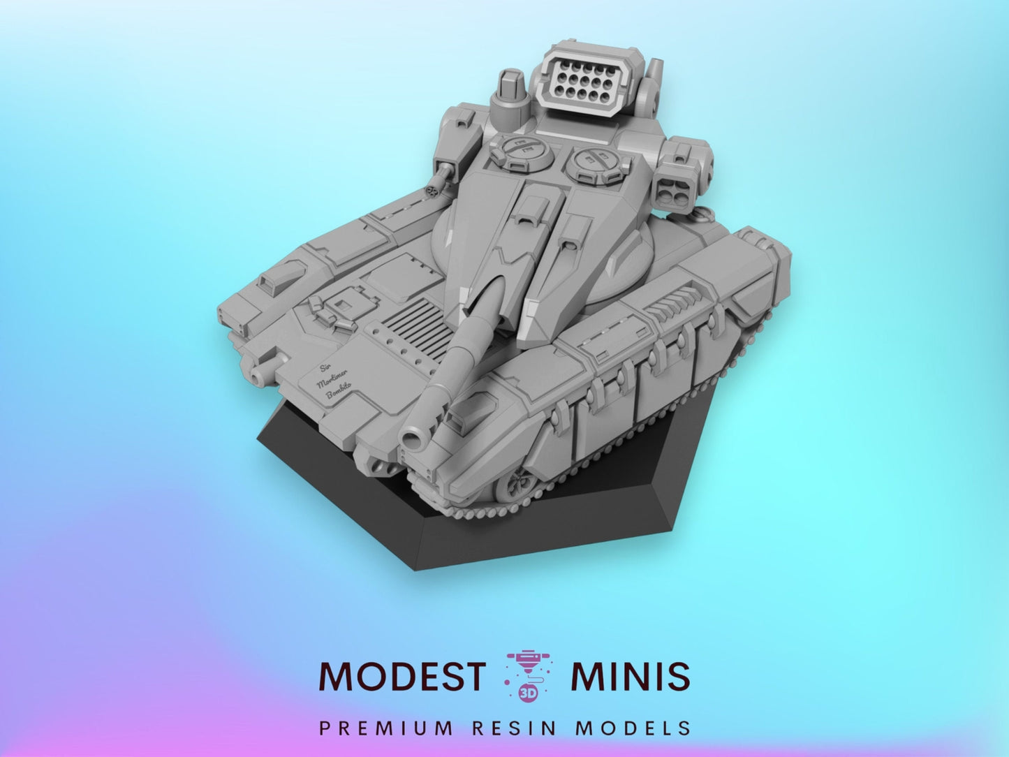 Taki Merkava Heavy Tank | 1:265 | 6mm Battletech Scale | Mecha | Sir Mortimer