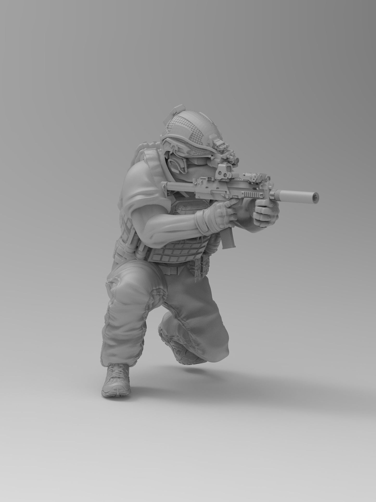 7pc PMC Private Military Contractors Set - 28mm Scale Resin Military Miniature | Zona Alfa | Spectre Ops Mini