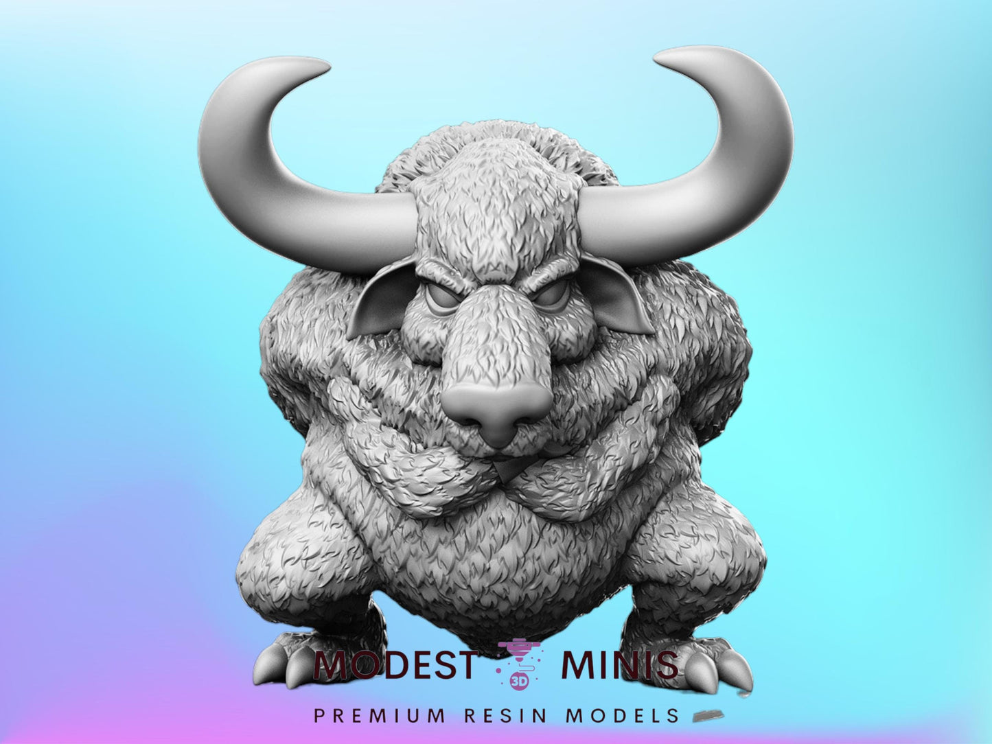 DQ Damned Ram - 28mm 32mm scale miniature Pop Culture | Dungeons and Dragons | JRPG Mini - RN Estudio
