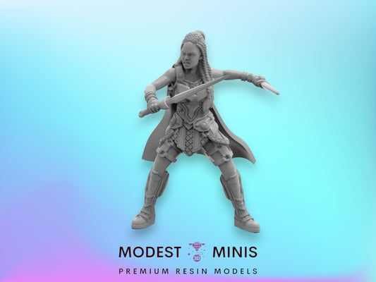 Norse Angel C - 40mm  Miniature | Crisis Protocol Proxy | Trident