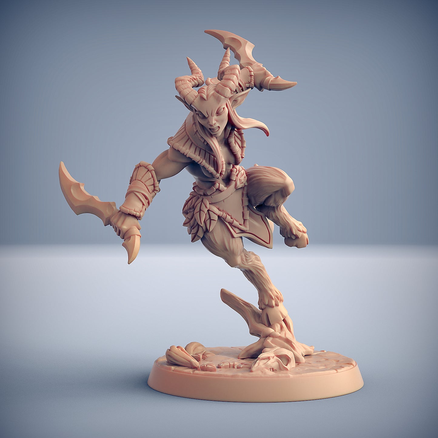 Woodkeeper Satyrs | 28mm - 75mm Scale Resin Minis | DnD | Artisan Guild Arverian Keepers