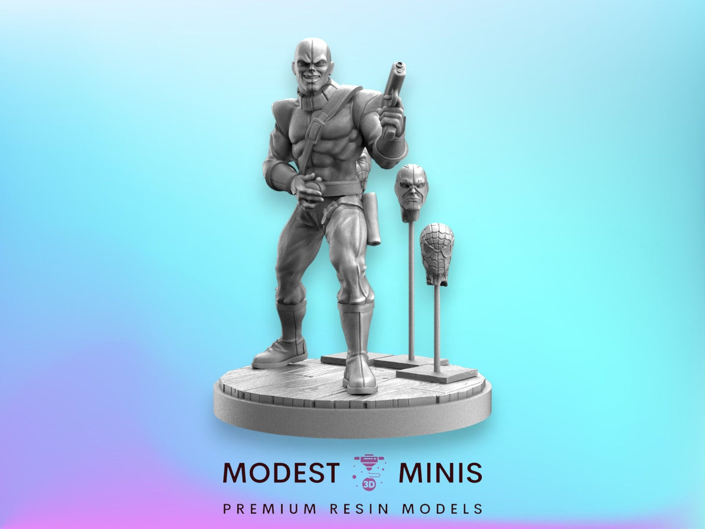 Faceoff - 32mm - 40mm Mini | Crisis Protocol Proxy | C27