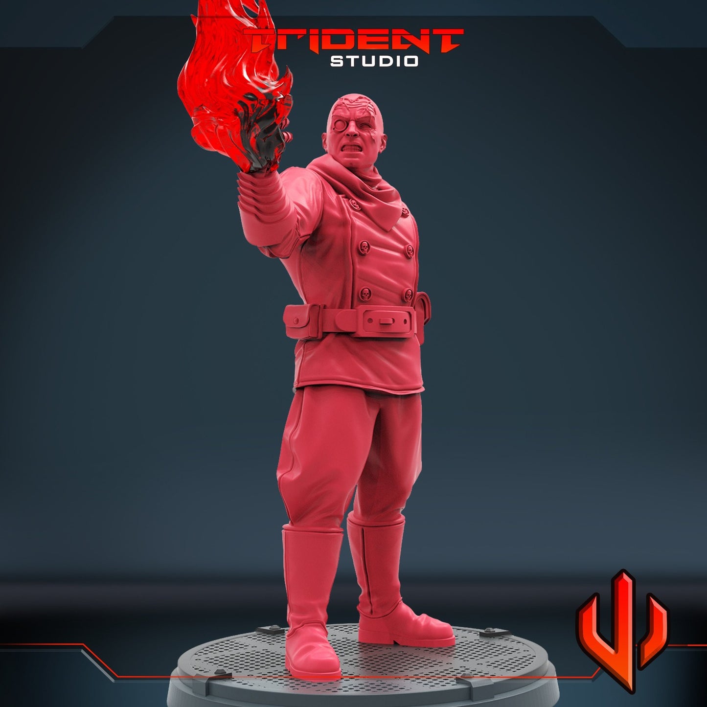 The Baron A - 40mm  Miniature | Crisis Protocol Proxy | Trident