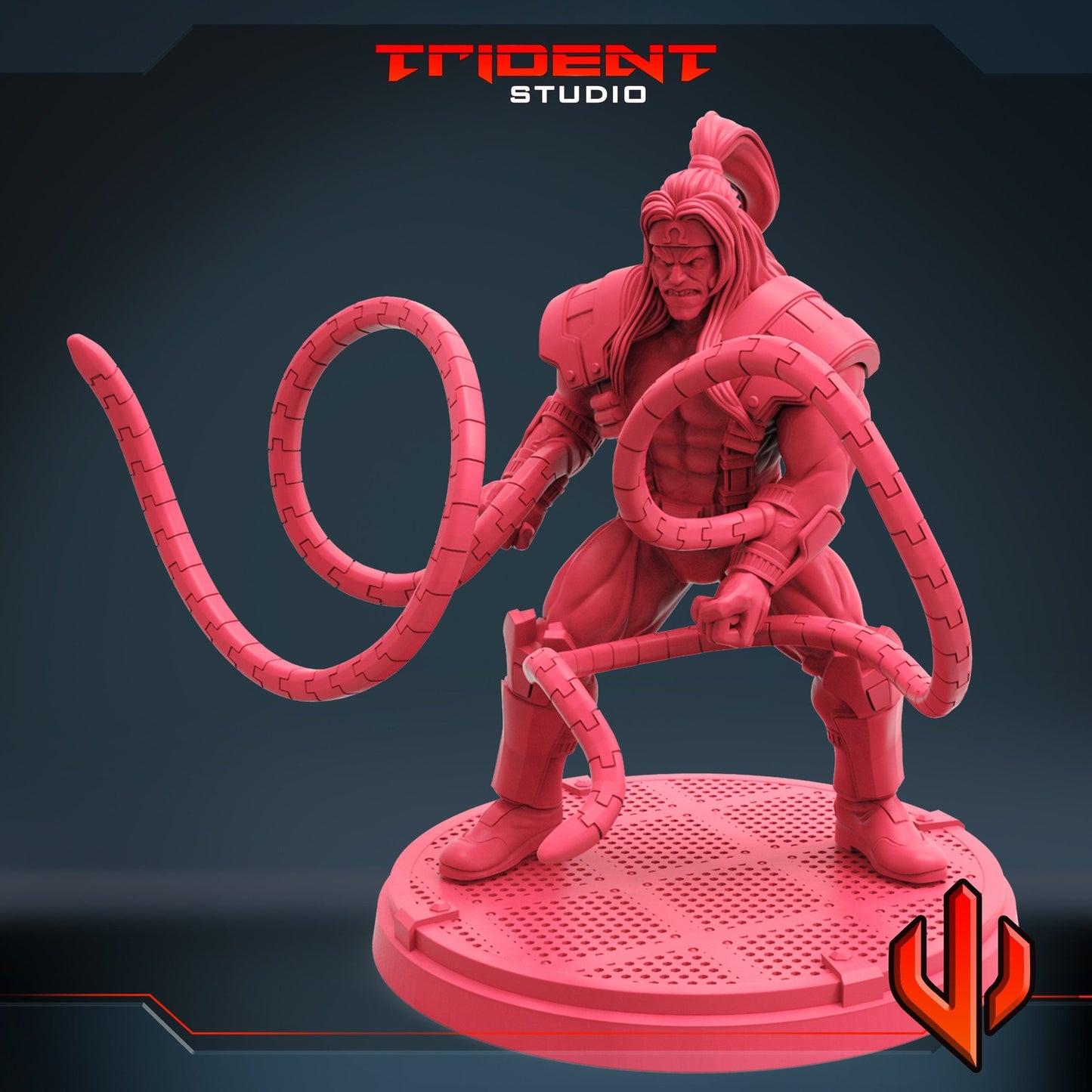Red Russian B - 40mm  Miniature | Crisis Protocol Proxy | Trident
