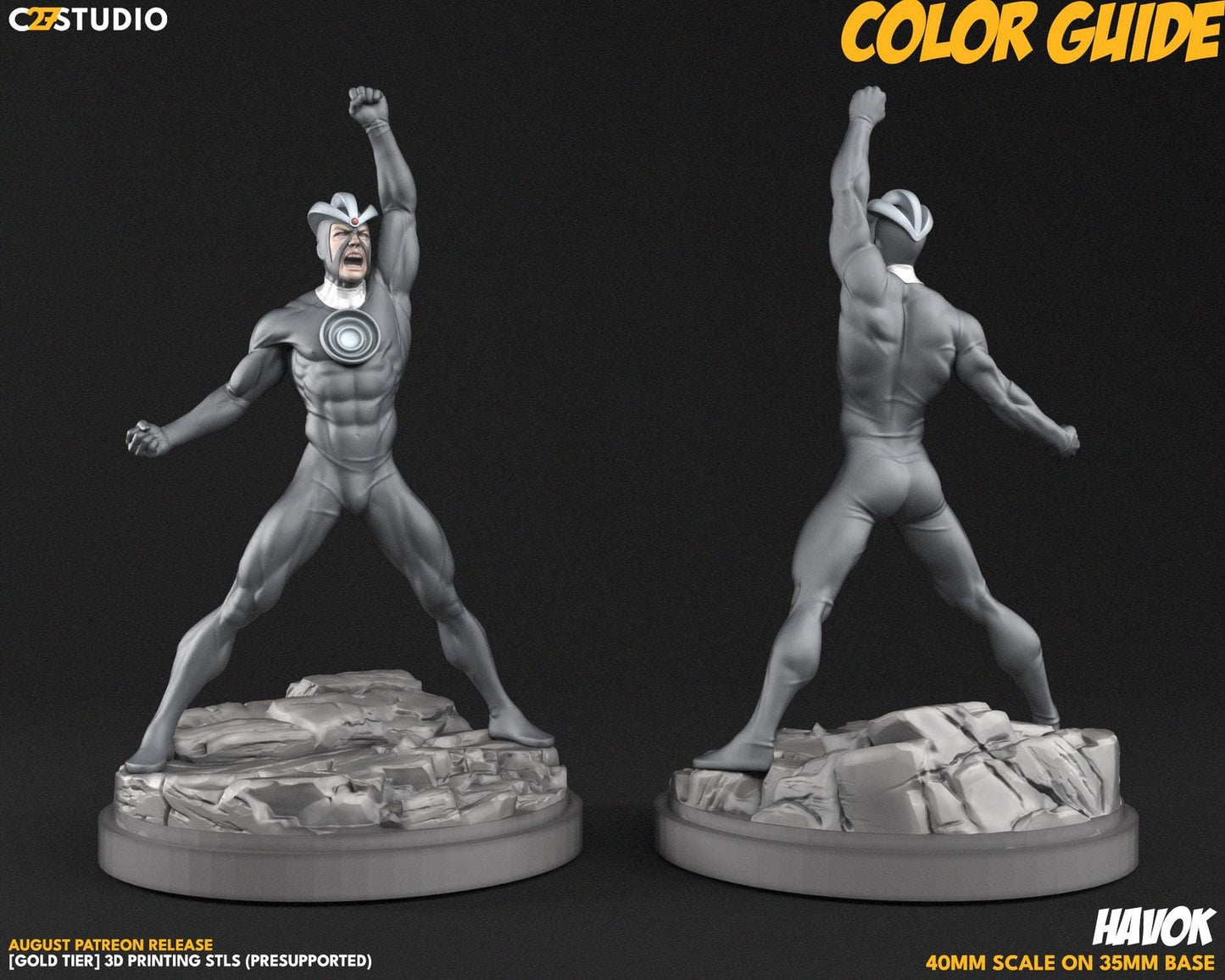 Chaos - 32mm - 40mm Mini | DnD Mini | Superhero | C27