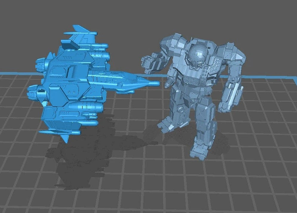 Hyda Heavy Strike Plane Aerospace | 1:265 | 285 | 6mm Battletech Scale |