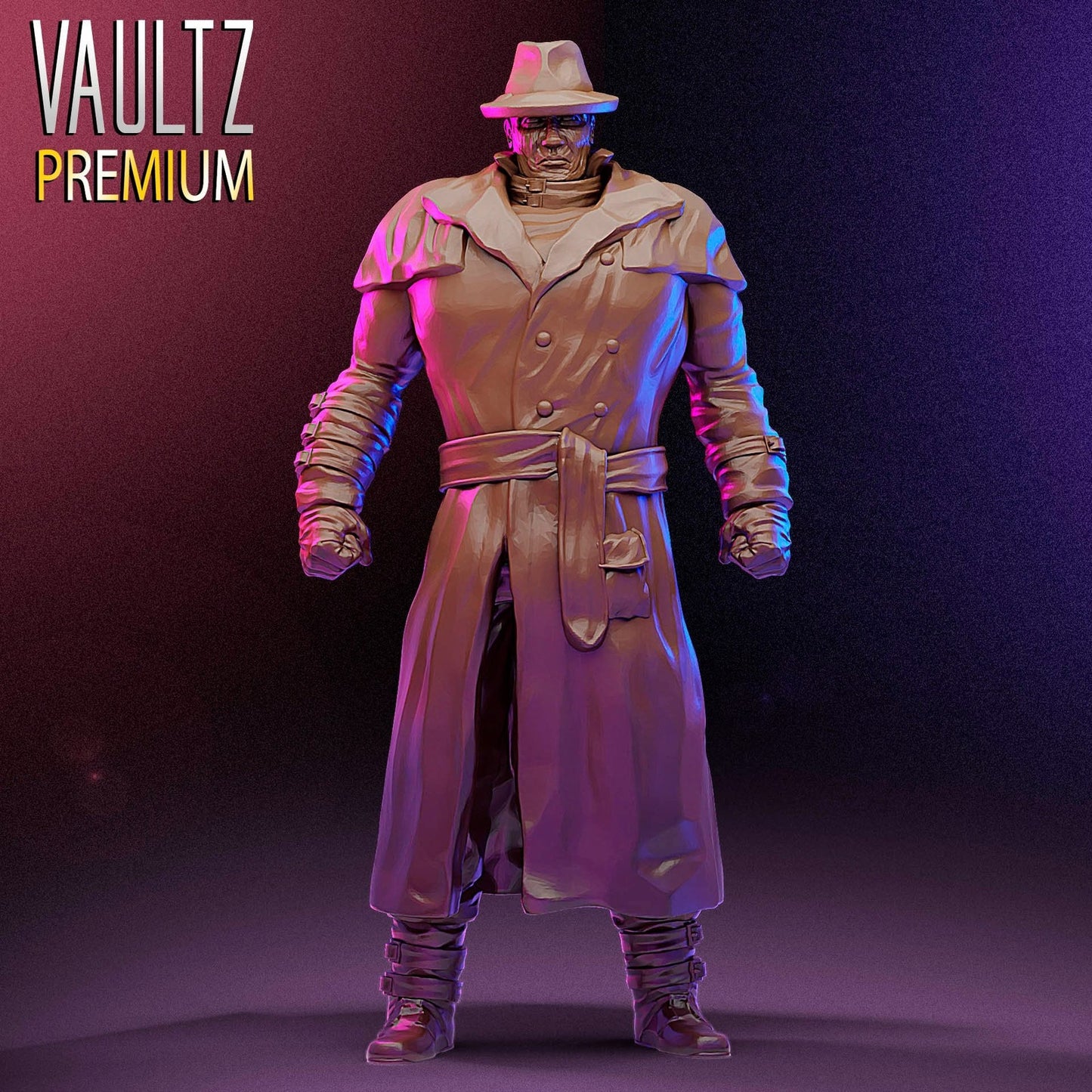 Zombie Mr X | 28mm - 100mm Scale Resin Mini | Zombicide | Vaultz