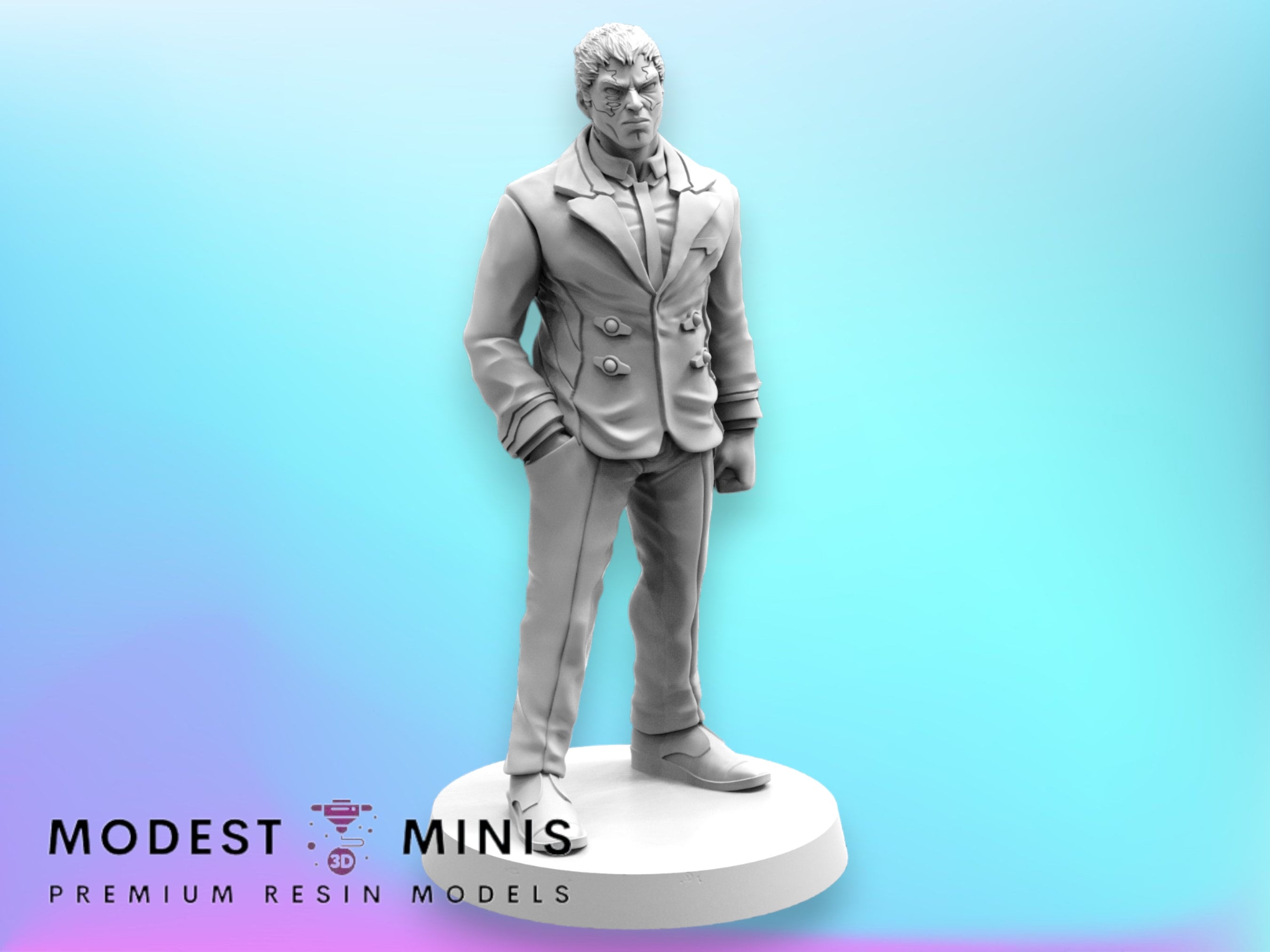 Modest Scale Corporate Fixer - 32mm Scale Alien Miniature | Batang City | Papsikels ...