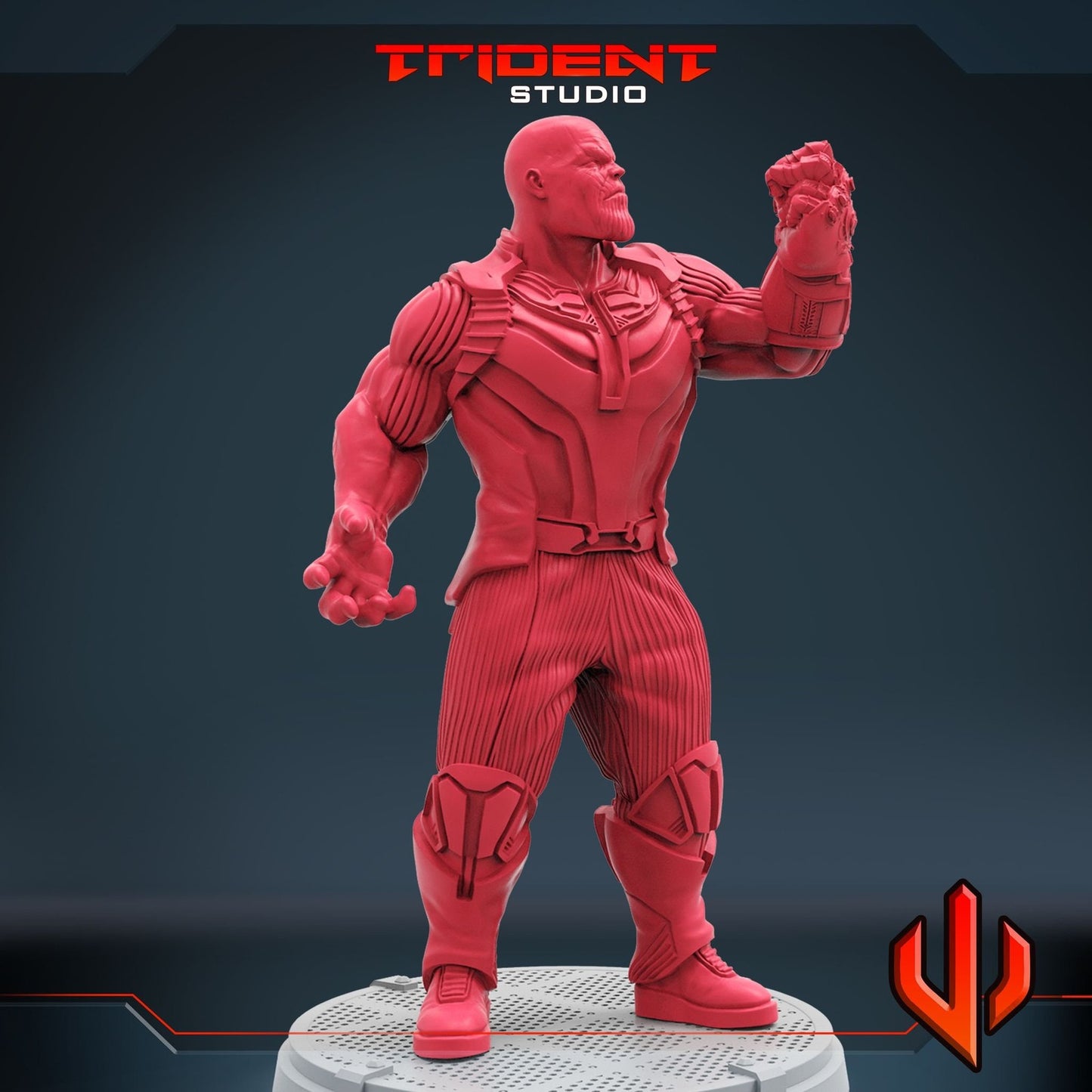 Gauntlet God C Thanos - 40mm  Miniature | Crisis Protocol Proxy | Trident