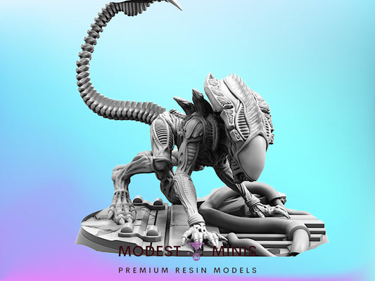 Xeno Praetorian F - 32mm Scale Alien Miniature | RPG | Sci fi | AvP | Role Playing | DnD | Papsikel