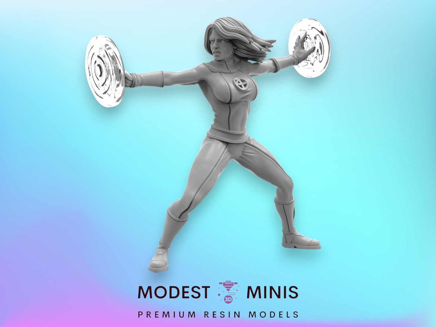 Ms Invisible A - 40mm  Miniature | Crisis Protocol Proxy | Trident