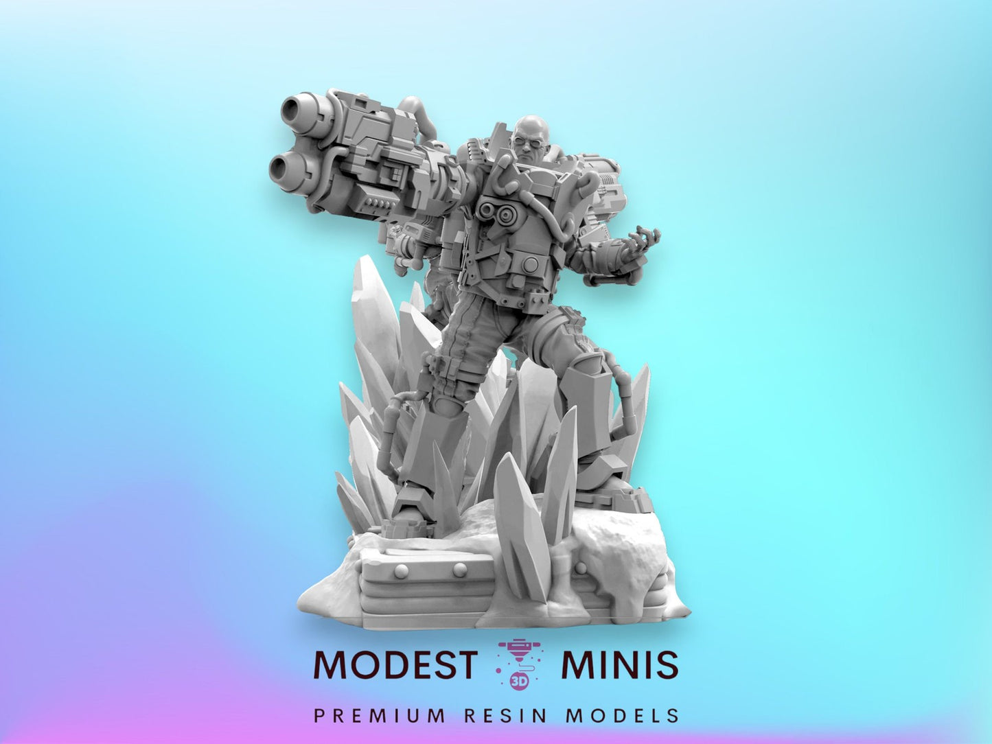 Chill Out - 40mm  Miniature | Crisis Protocol Proxy | Trident
