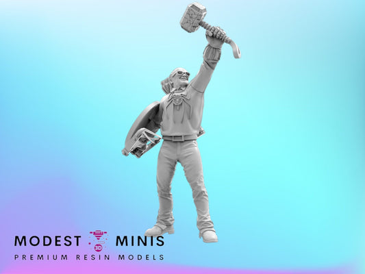 Creator Stan the Manly C - 40mm  Miniature | Crisis Protocol Proxy | Trident