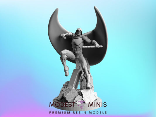 Moon Merc - 32mm - 40mm Mini | DnD Mini | Superhero | C27