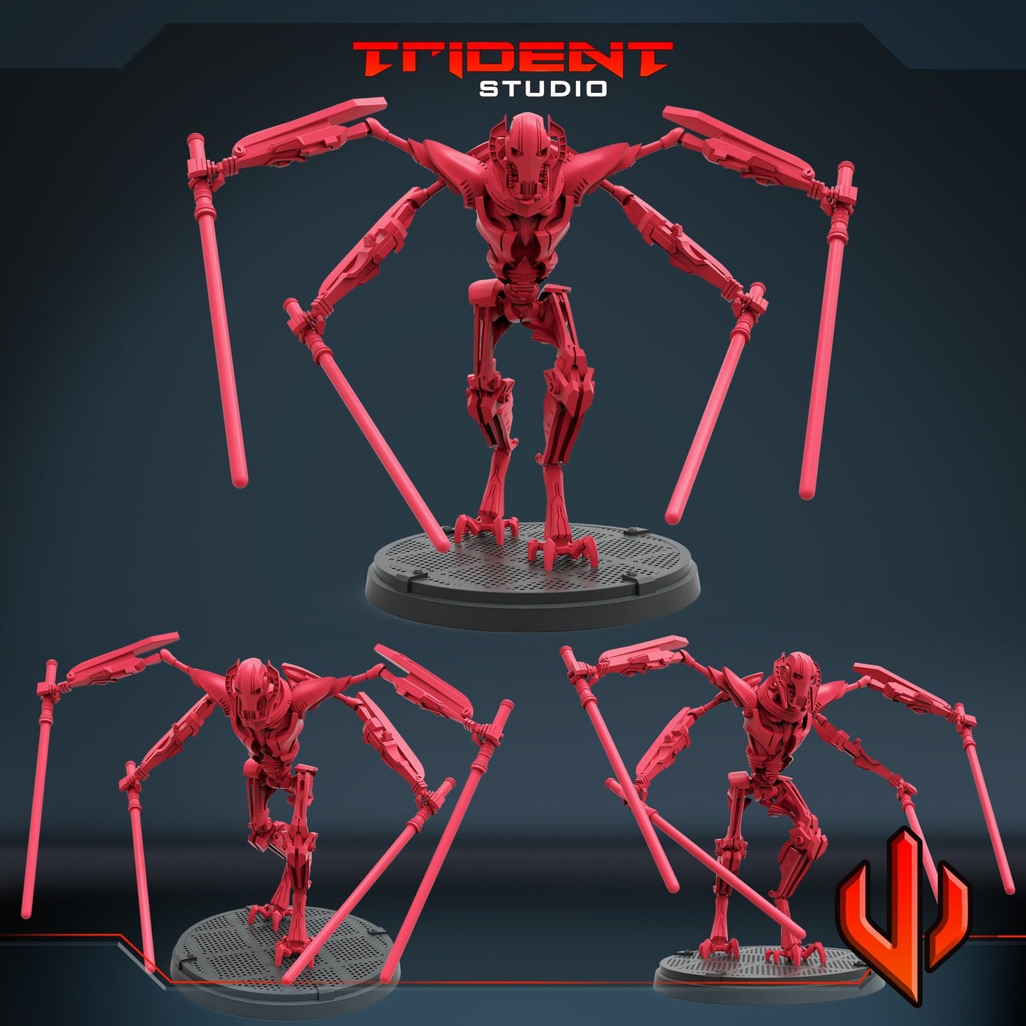 Mystical Slayer Cyborg - 28mm - 40mm Scale | RPG | Scifi  | Trident