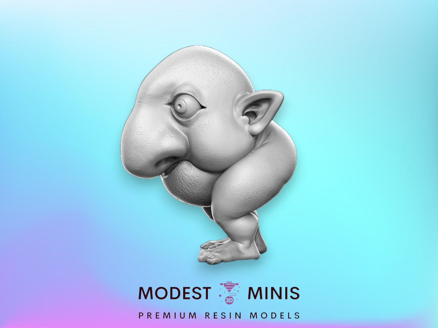 Nobur Demonic Entity - 32mm Scale DnD Miniature | Dungeons and Dragons | JRPG Mini - RN Estudio