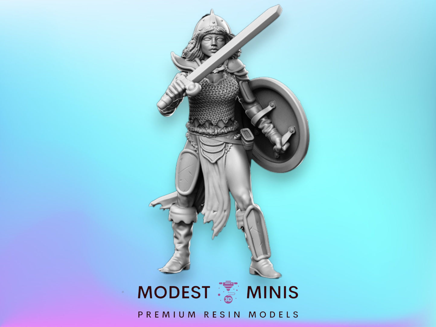 DL Tikka - 28mm 32mm Scale DnD Miniature | Dungeons and Dragons | RN Estudio JRPG