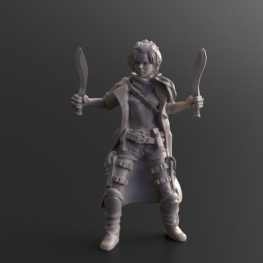 Survivor Alicia | 28mm - 100mm Scale Resin Mini | Zombicide | Vaultz