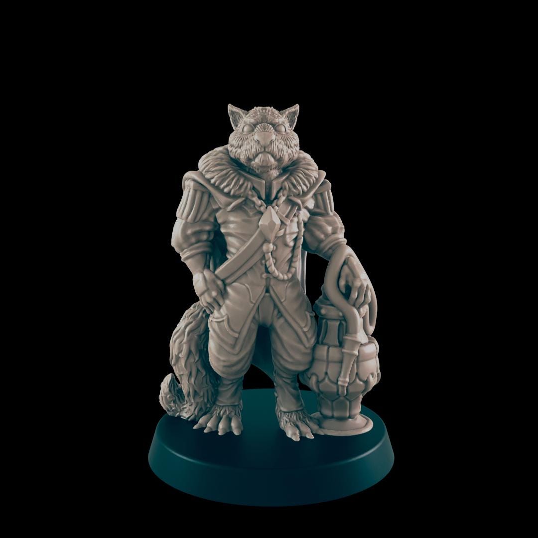 Upper Class Nobles and Kids  | 25mm - 100mm Scale | DnD | EC3D Fantasy Mini | Everyday Folk