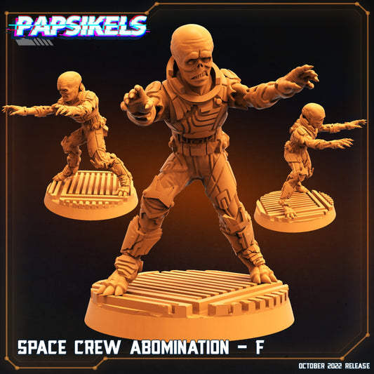 Space Crew Abomination F - 32mm Scale Alien Miniature | RPG | Sci fi | Cyberpunk | Role Playing | DnD | Papsikel