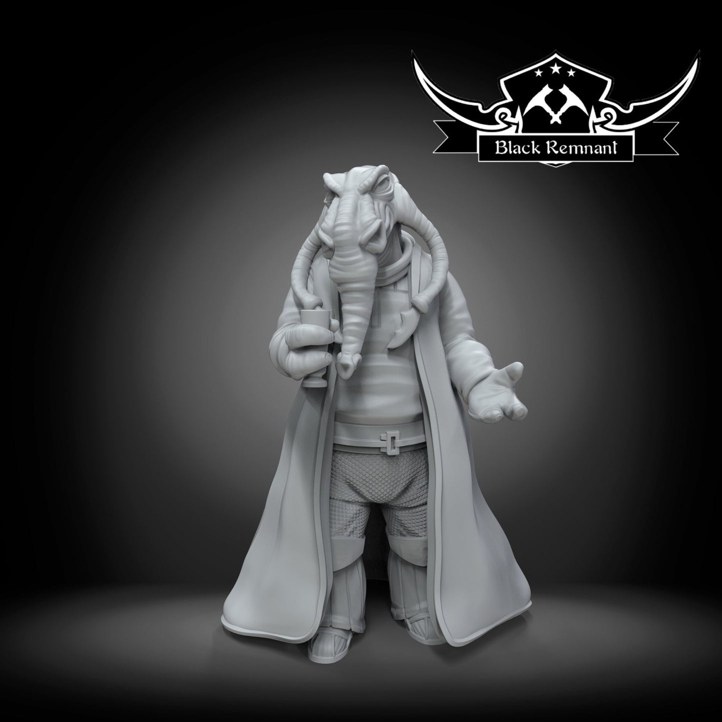 Elephant Cantina Customer - 28mm - 40mm Scale | DnD | Star Wars Legion Mini