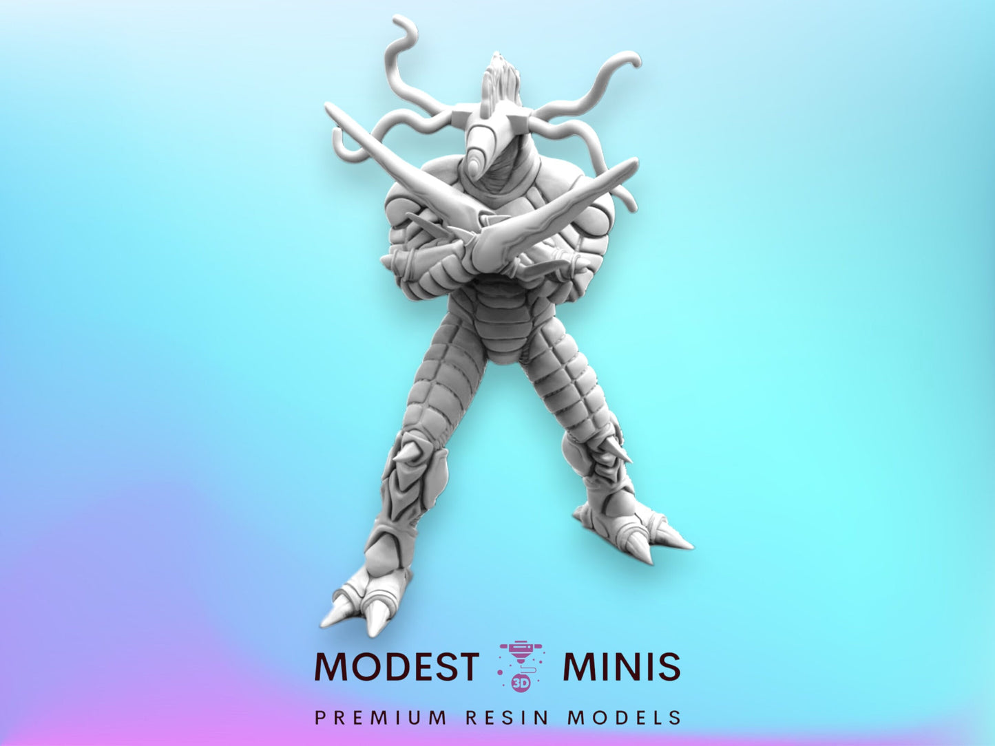 Hyper Papsinoid Tantroms A - Resin Cyberpunk Miniature  | Papsikels