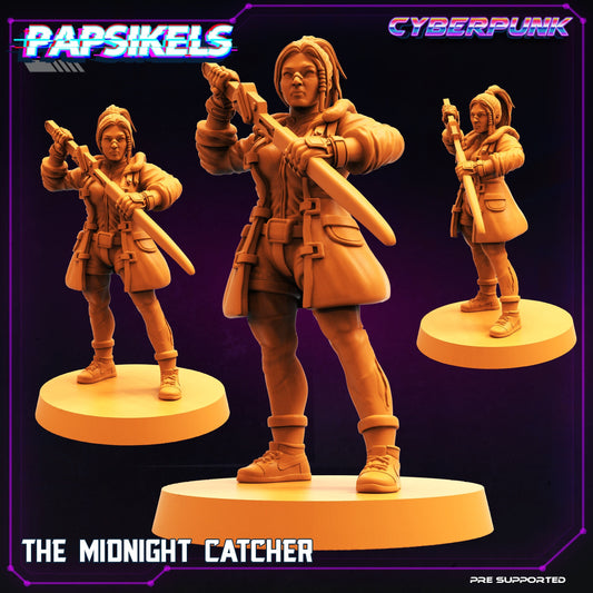 Female The Midnight Catcher - 32mm Scale Alien Miniature  | Law Upholders | Papsikels