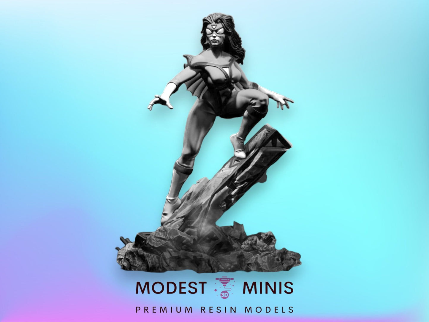 Lady Web - 32mm - 40mm Mini | Crisis Protocol Proxy | C27