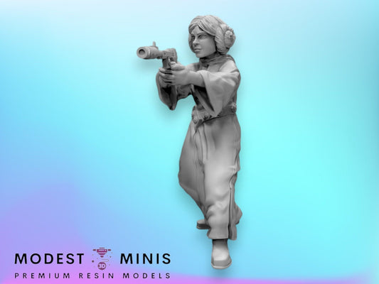 The Princess - 28mm - 40mm Scale | Role Playing | D&D | Star Wars Legion Mini