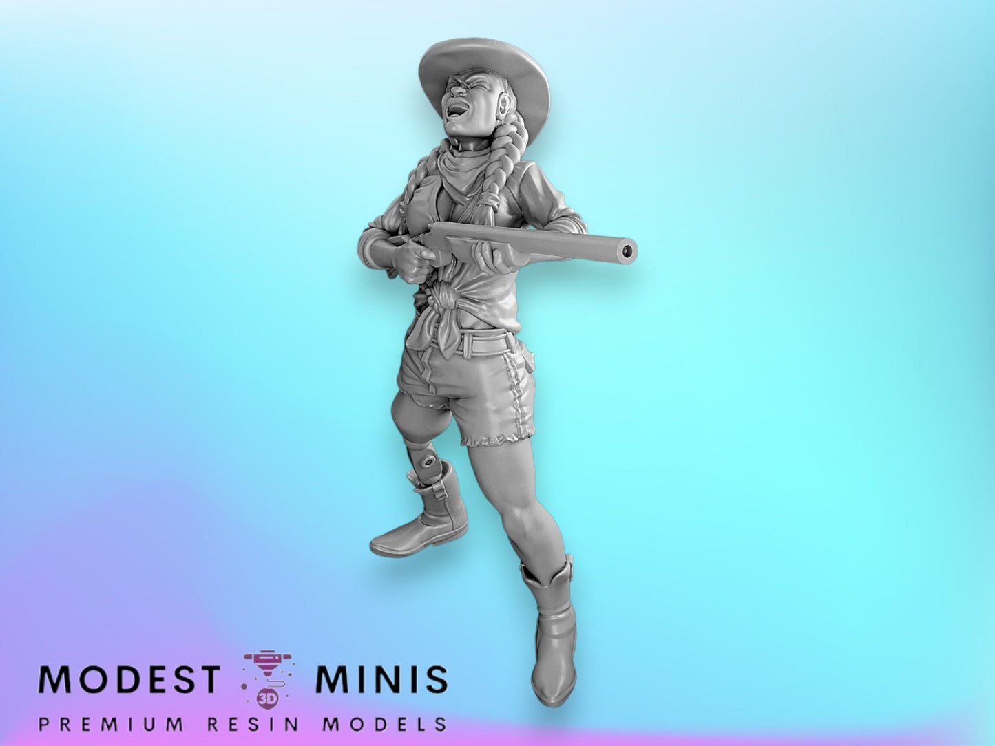Survivor Margaret | 28mm - 100mm Scale Resin Mini | Zombicide | Vaultz