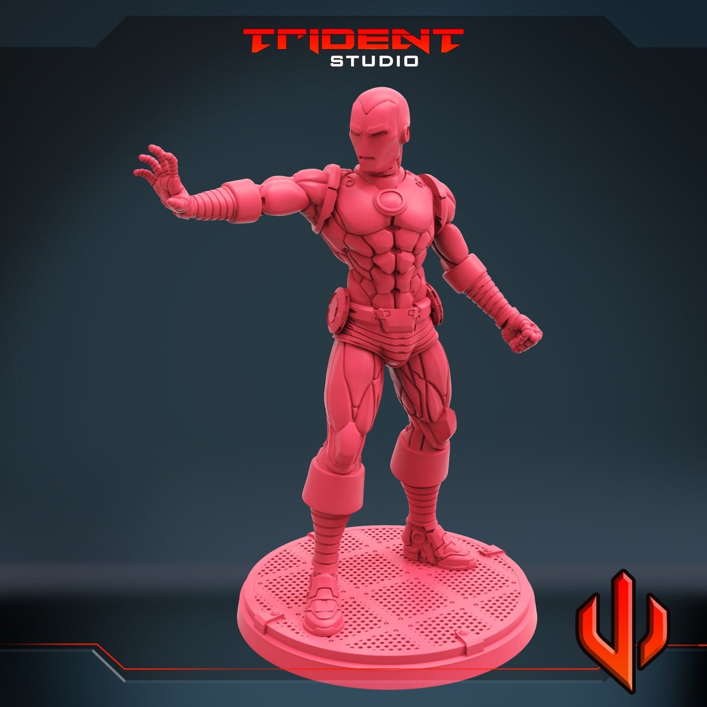 Metal Man B - 40mm  Miniature | Crisis Protocol Proxy | Trident