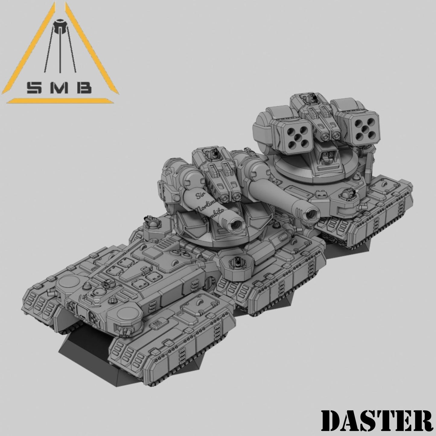 Daster Super Heavy Tank | 1:265 | 285 | 6mm Battletech Scale |