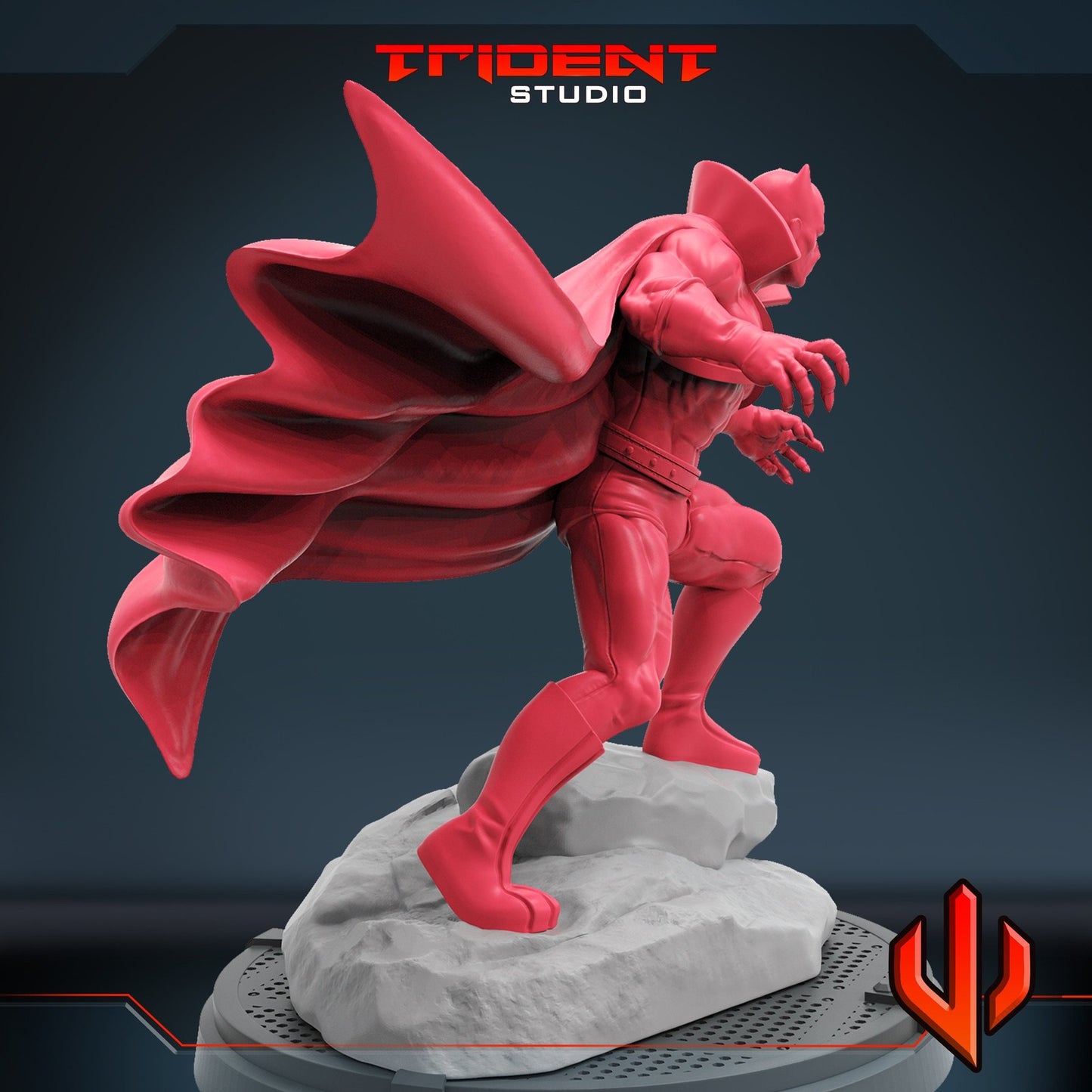 Classic Black Cat King - 40mm  Miniature | Crisis Protocol Proxy | Trident