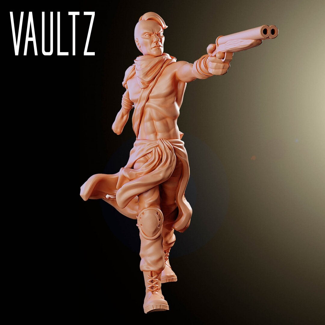 Survivor Rory One Arm | 28mm - 100mm Scale Resin Mini | Zombicide | Vaultz