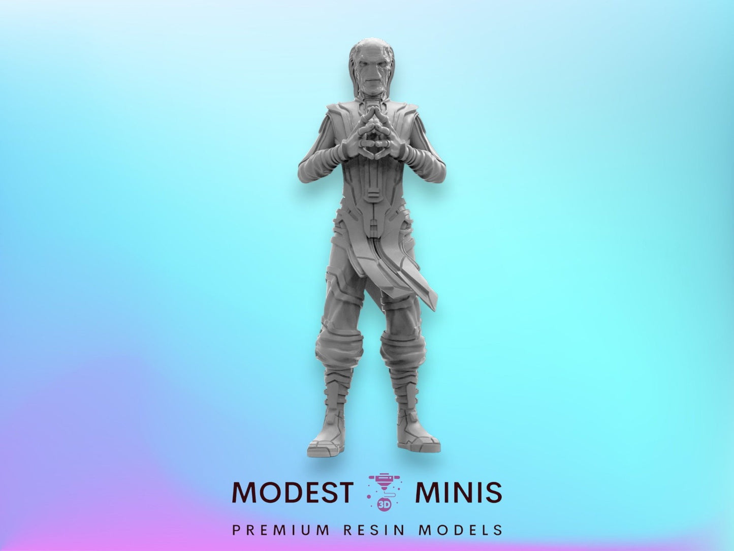 Ebony Telepath B - Maw 40mm  Miniature | Crisis Protocol Proxy | Trident