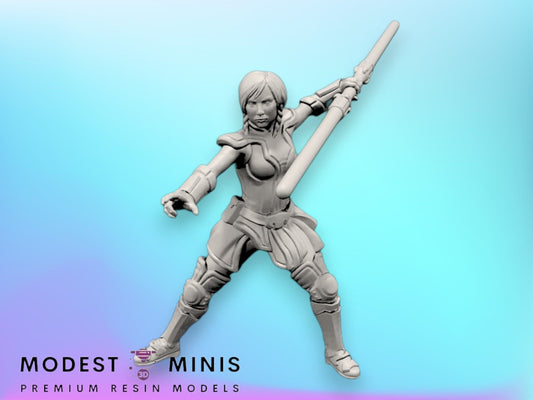 Ancient Mystical Warrior Leader - 28mm - 40mm Scale | Star Wars Legion Mini