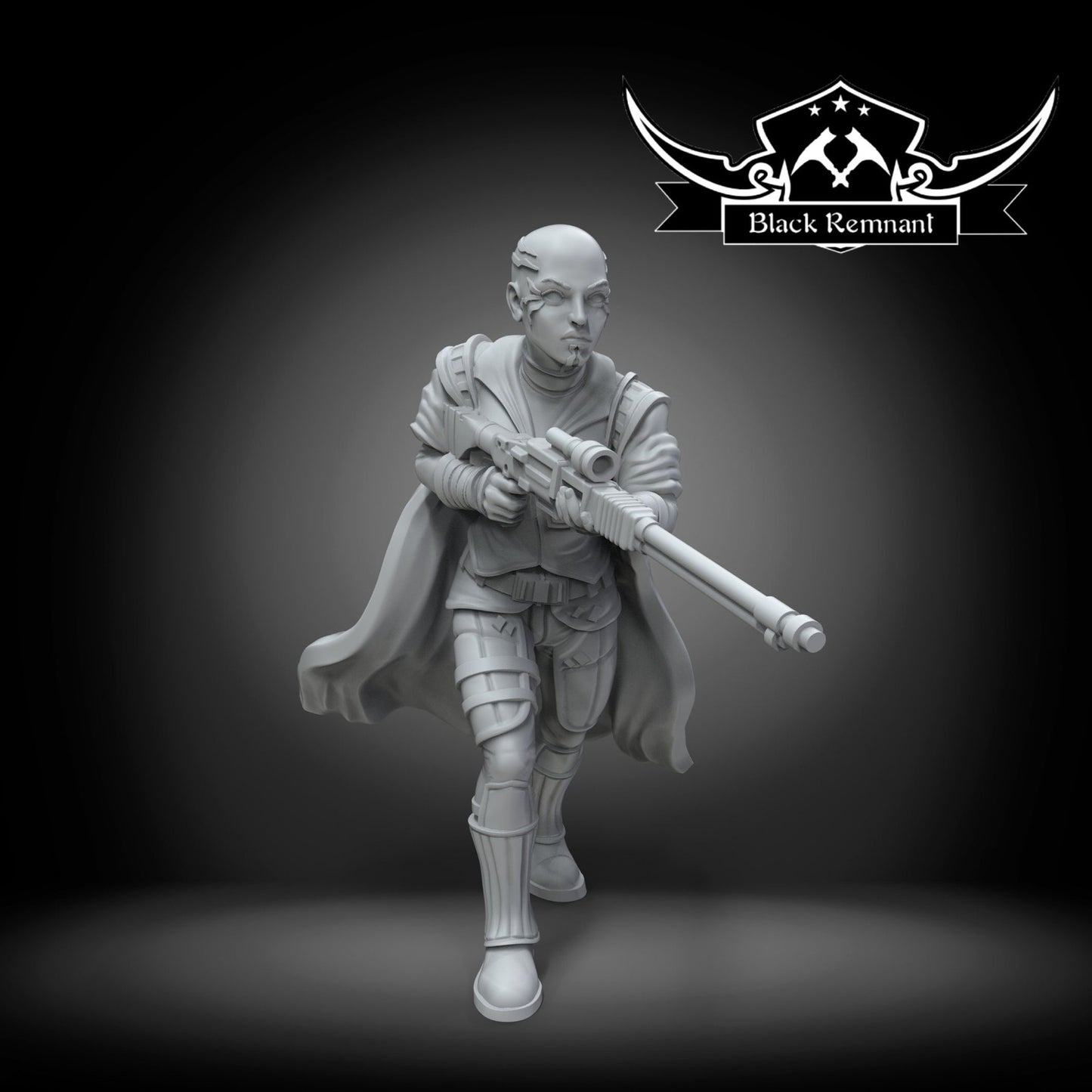 7pc SWTOR Companions - 28mm - 40mm Scale  Black Remnant Star Wars Legion Mini