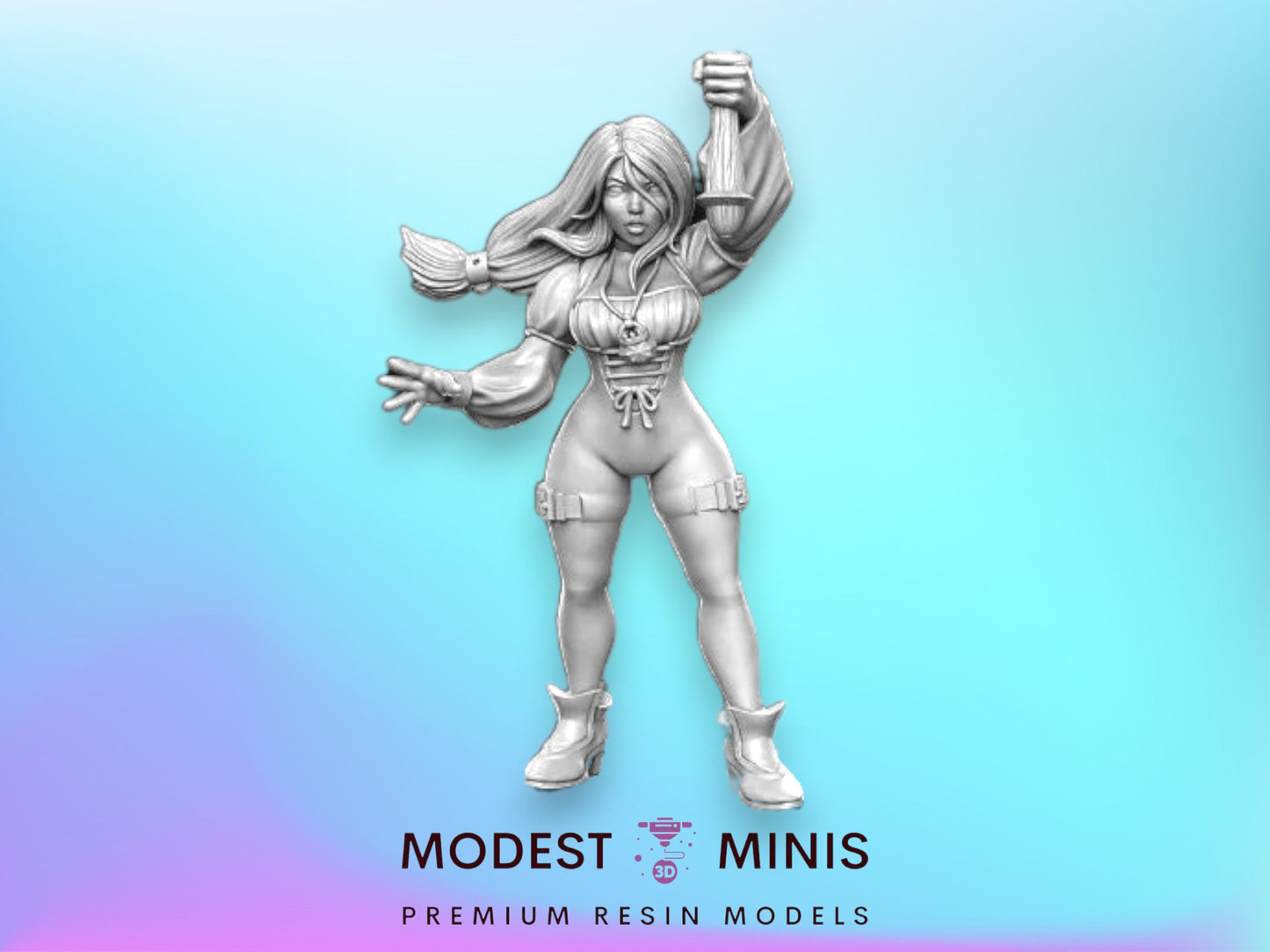 Seila Phillipos - 32mm Scale DnD Miniature | Dungeons and Dragons | JRPG Mini - RN Estudio