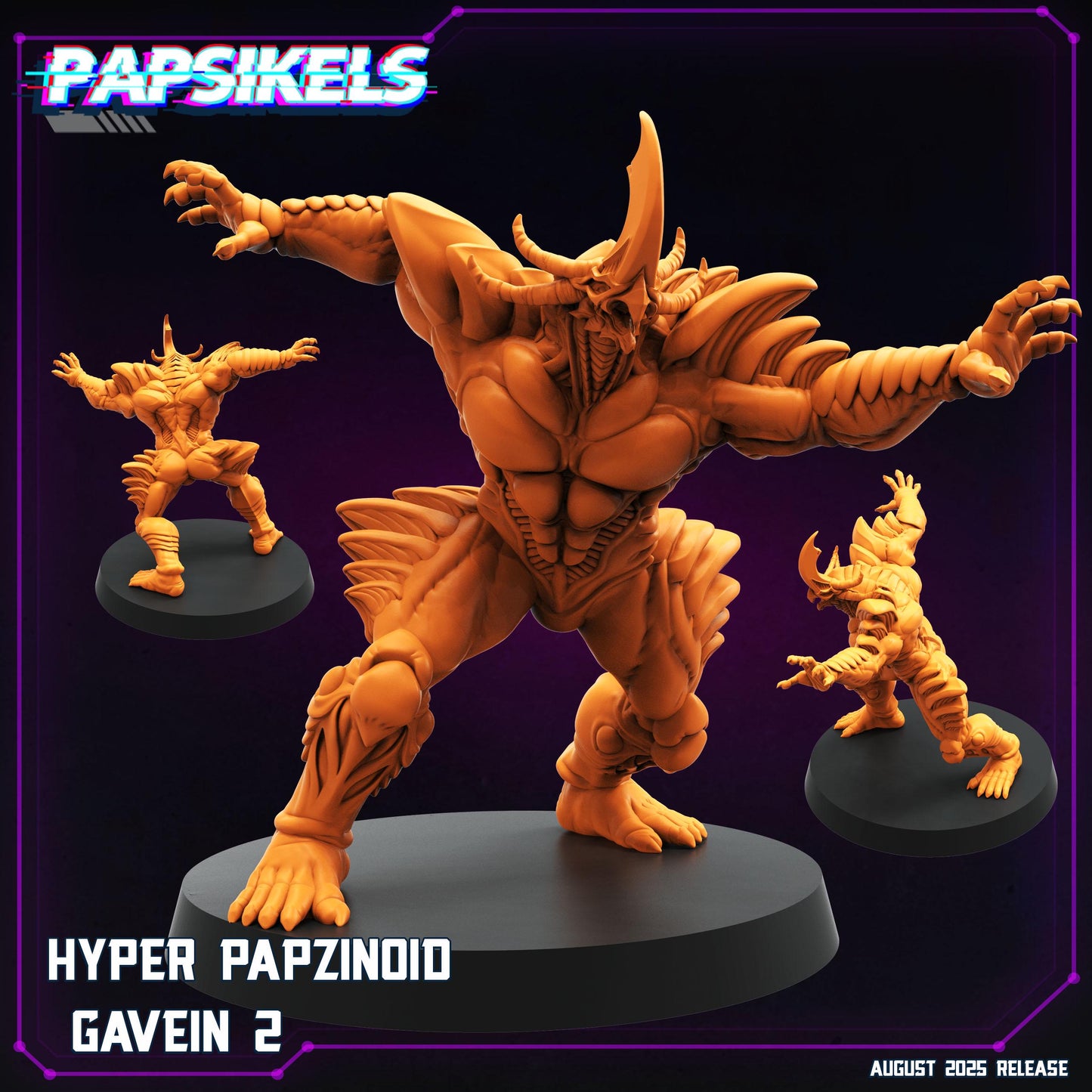Hyper Papsinoid Gavein - Resin Cyberpunk Miniature  | Papsikels