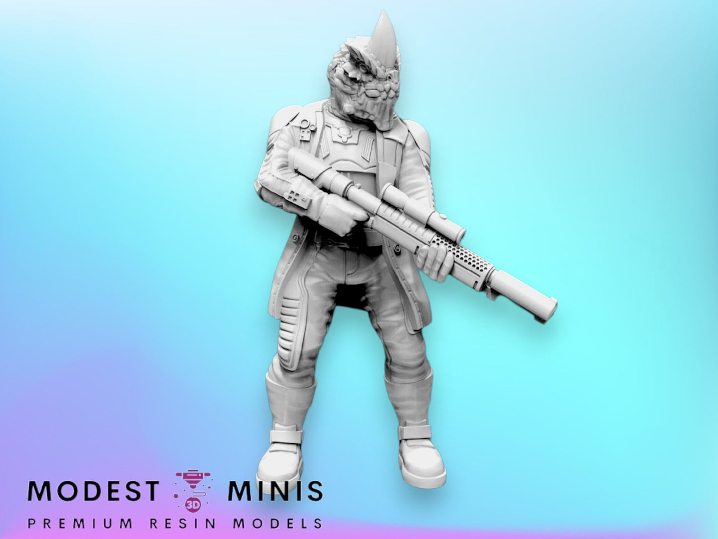 Blue Horned General - 28mm - 40mm Scale | Star Wars Legion Mini