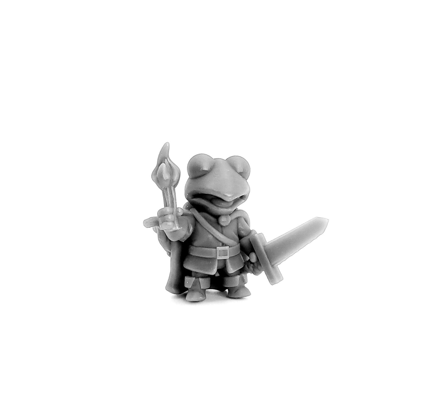 Fuzzy Fellowship | 28mm - 75mm Scale | DnD Frostgrave Mini | Chibi Muppet Fantasy