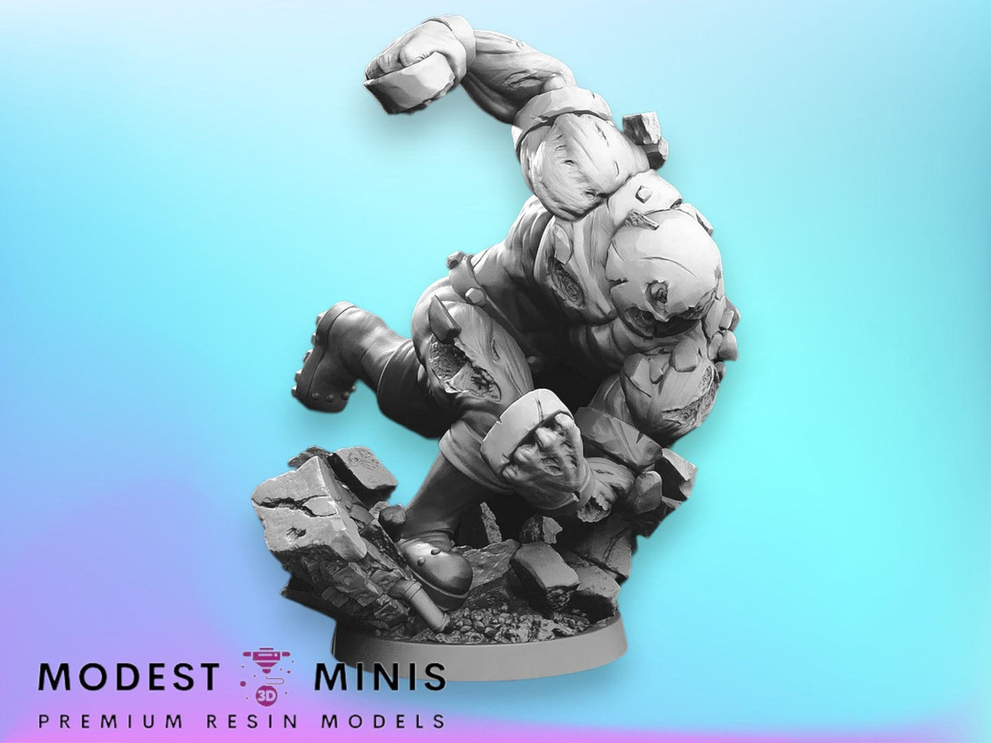 Zombie Bulldozer | 28mm - 100mm Scale Resin Mini | Marvel Zombicide | Vaultz