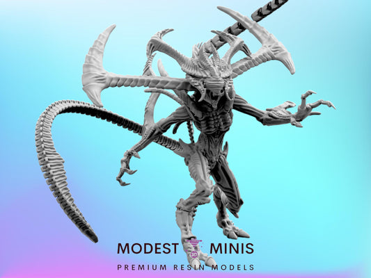 Xeno Diablo - 32mm Scale Alien Miniature | RPG | Sci fi | Cyberpunk | Role Playing | DnD | Papsikel Xenowars