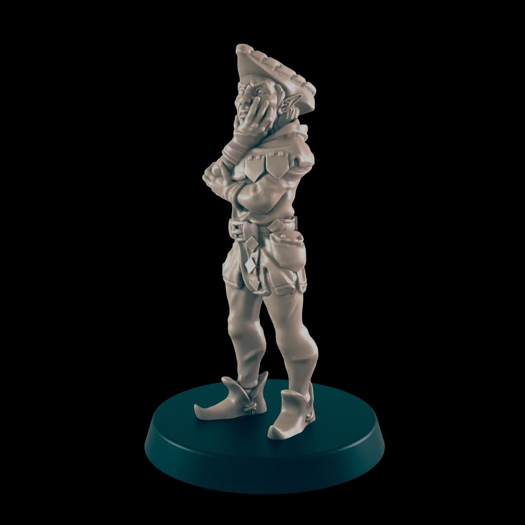 Commoners and Kids  | 25mm - 100mm Scale | DnD | EC3D Fantasy Mini | Everyday Folk
