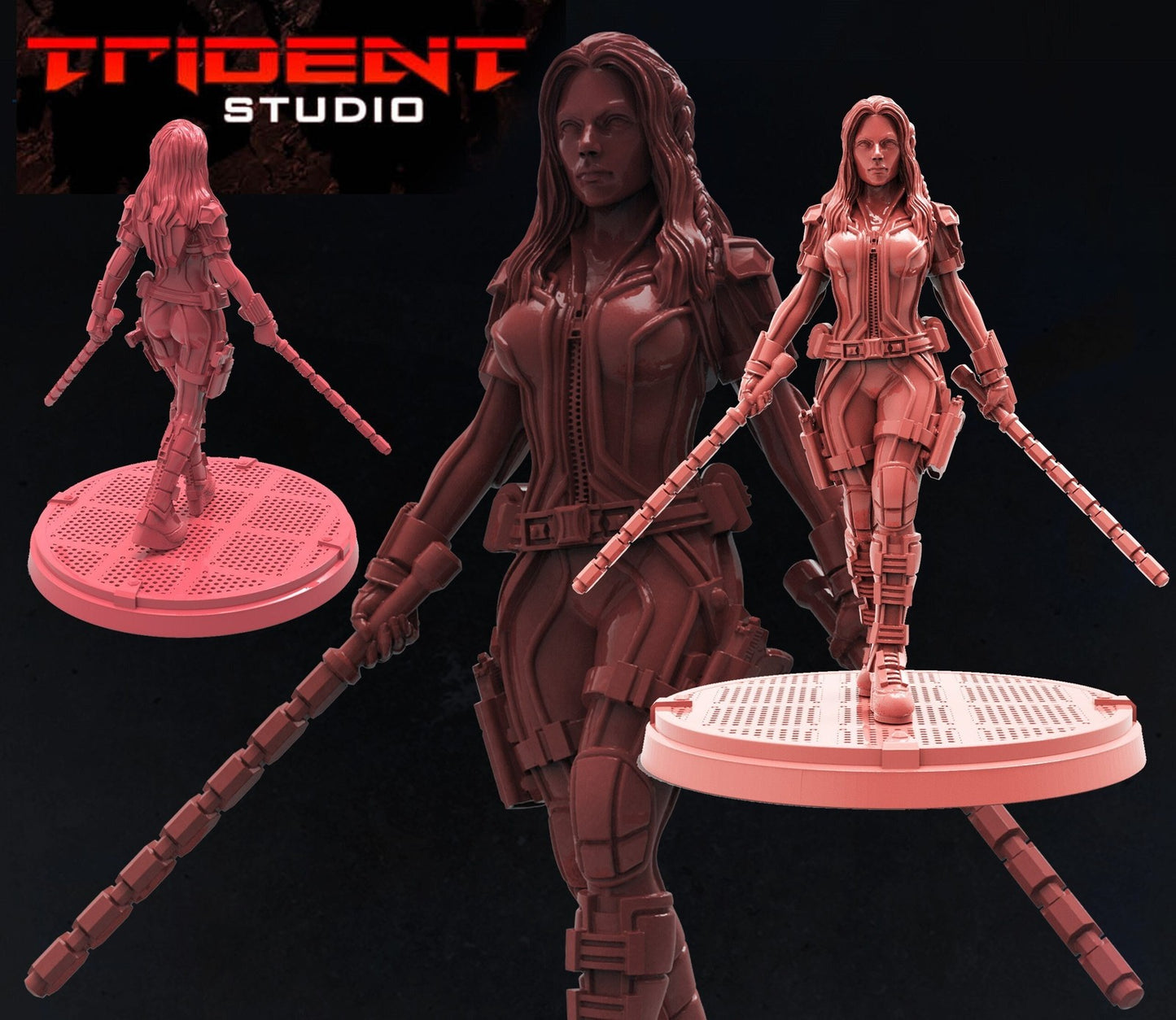 Russian Spider - 40mm  Miniature | Crisis Protocol Proxy | Trident
