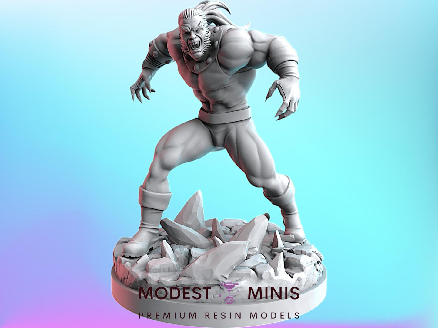 Wild Dad - Sabretooth 32mm - 40mm Mini | Crisis Protocol Proxy | C27