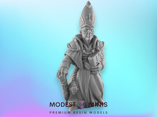 NPC Cardinal | 28mm to 75mm  DnD Miniature | Frostgrave Mini | EC3D
